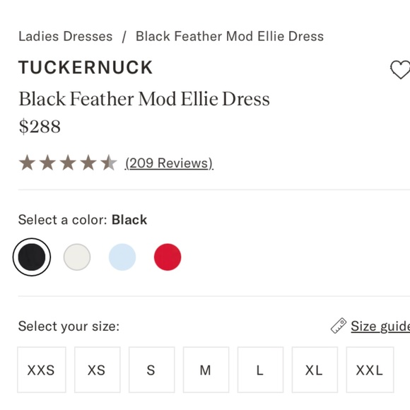 Tuckernuck Black Feather Mod Ellie Dress - Picture 5 of 8